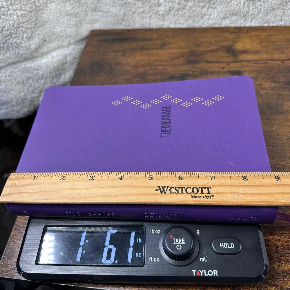 The Message Bible Eugene Peterson‎ Purple Imitation Leather NavPress Tyndale